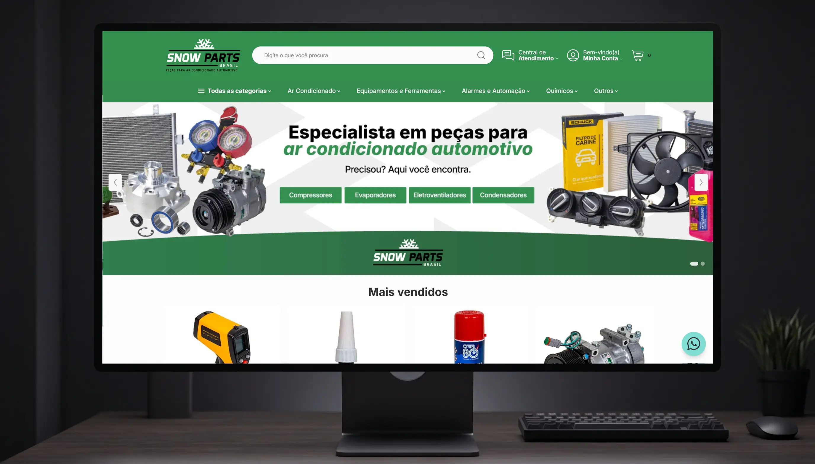 Snow Parts Brasil - loja virtual de peças para ar-condicionado automotivo