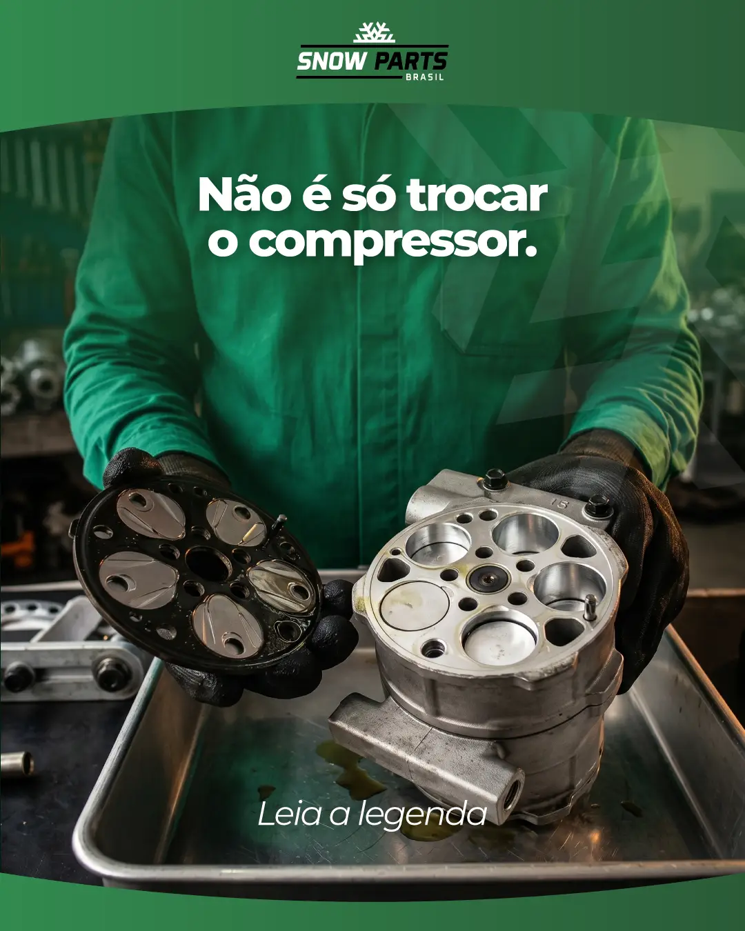 Snow Parts Brasil - publicação de produto para mecânicos e distribuidores